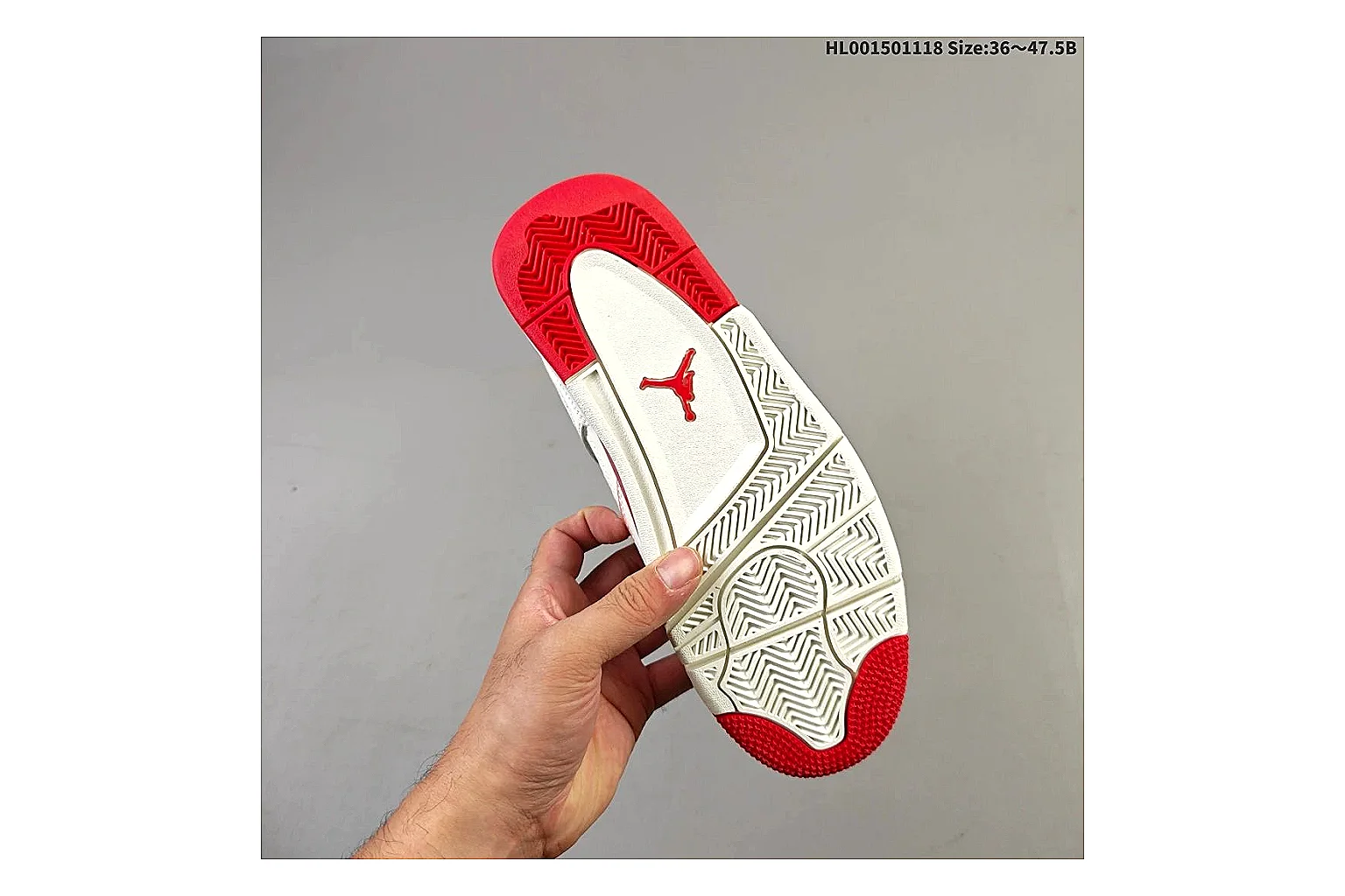 kakoscout.com Air Jordan White Red Jordan 4 9588 White Red mid-top product image thumbnail 5