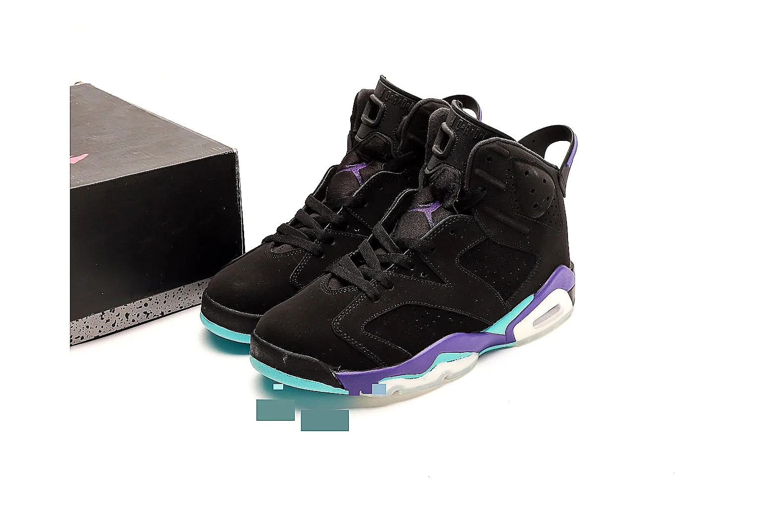 kakoscout.com Air Jordan Black Purple Jordan 6 0872 Black Purple high-top product image