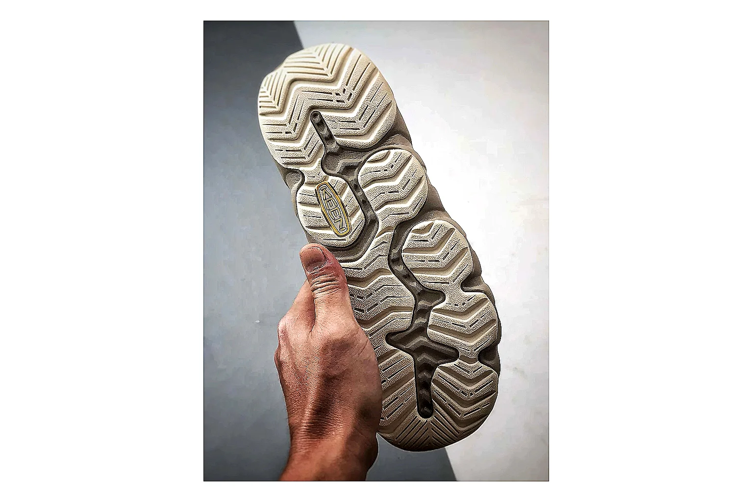 KEEN Jasper Sandal Gray Beige comparison photo showing gray beige suede-mesh upper, protective toe area, sandal-style openings, and trail-ready sole thumbnail 5