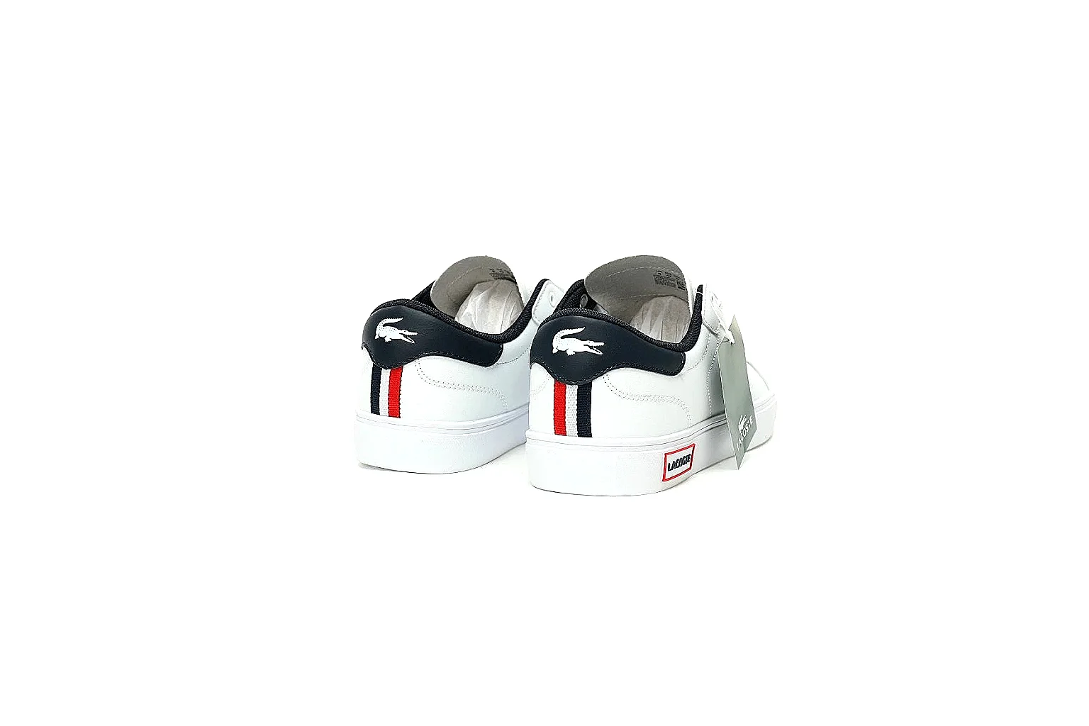 kakoscout.com Lacoste White Logo Low Top 0284 White low-top product image thumbnail 5