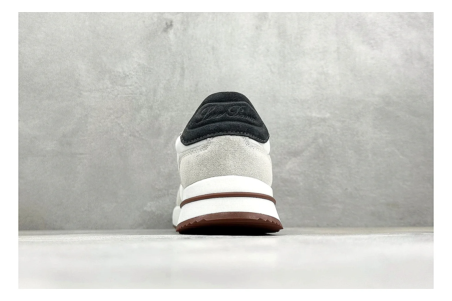 Loro Piana Week-End White comparison image with white leather upper, gum outsole, low clean profile, and restrained casual detailing thumbnail 3