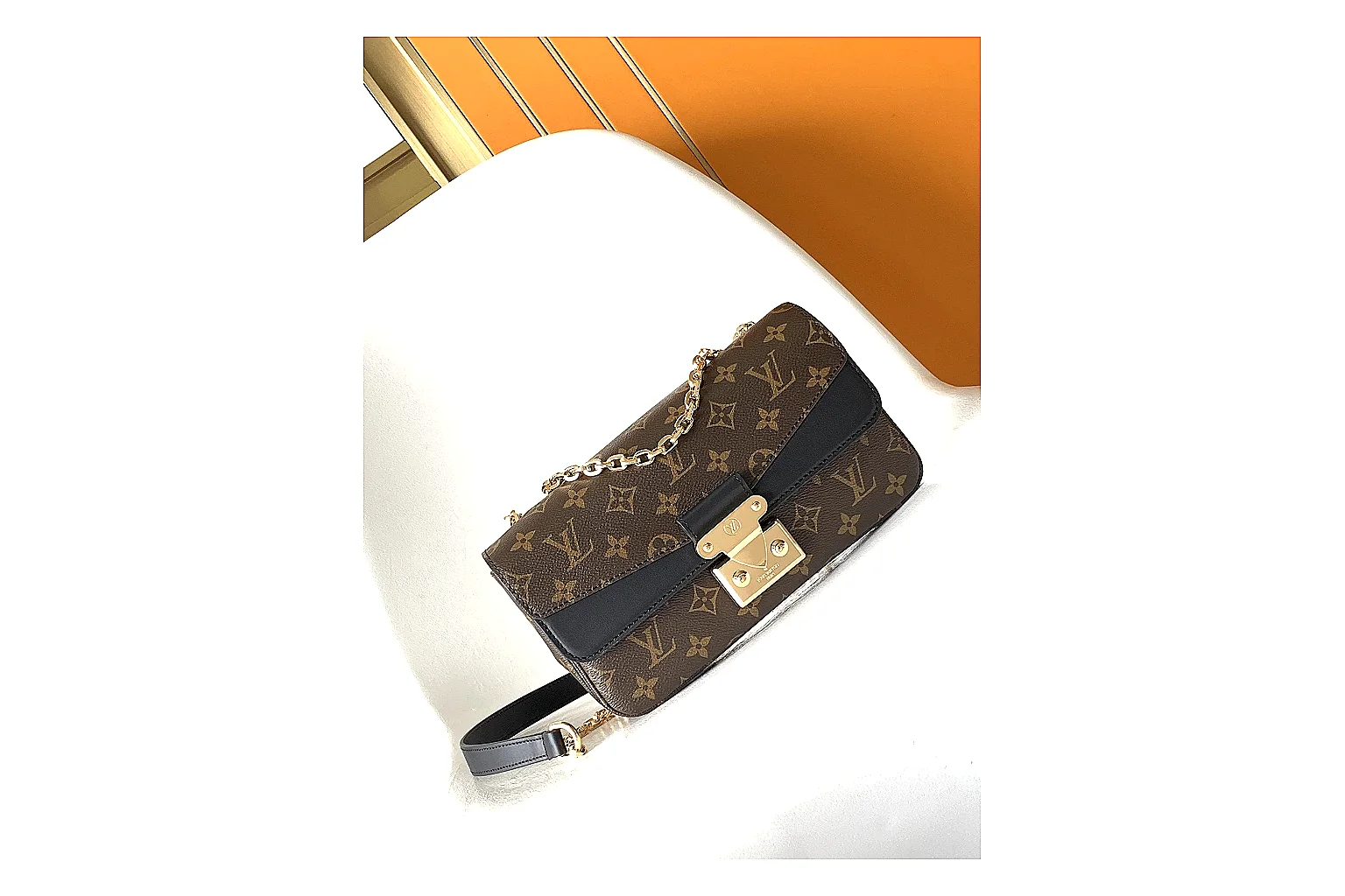 kakoscout.com Louis Vuitton Brown Monogram Mini Pochette 0801 Brown Monogram mini-crossbody product image thumbnail 6