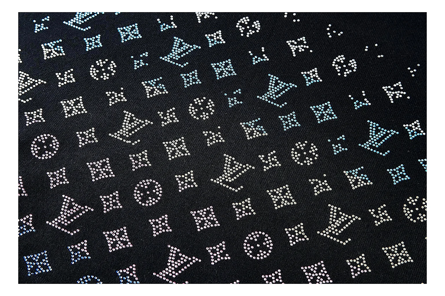 kakoscout.com Louis Vuitton Black Monogram Hem Tee 0225 Black short-sleeve-tee product image thumbnail 5