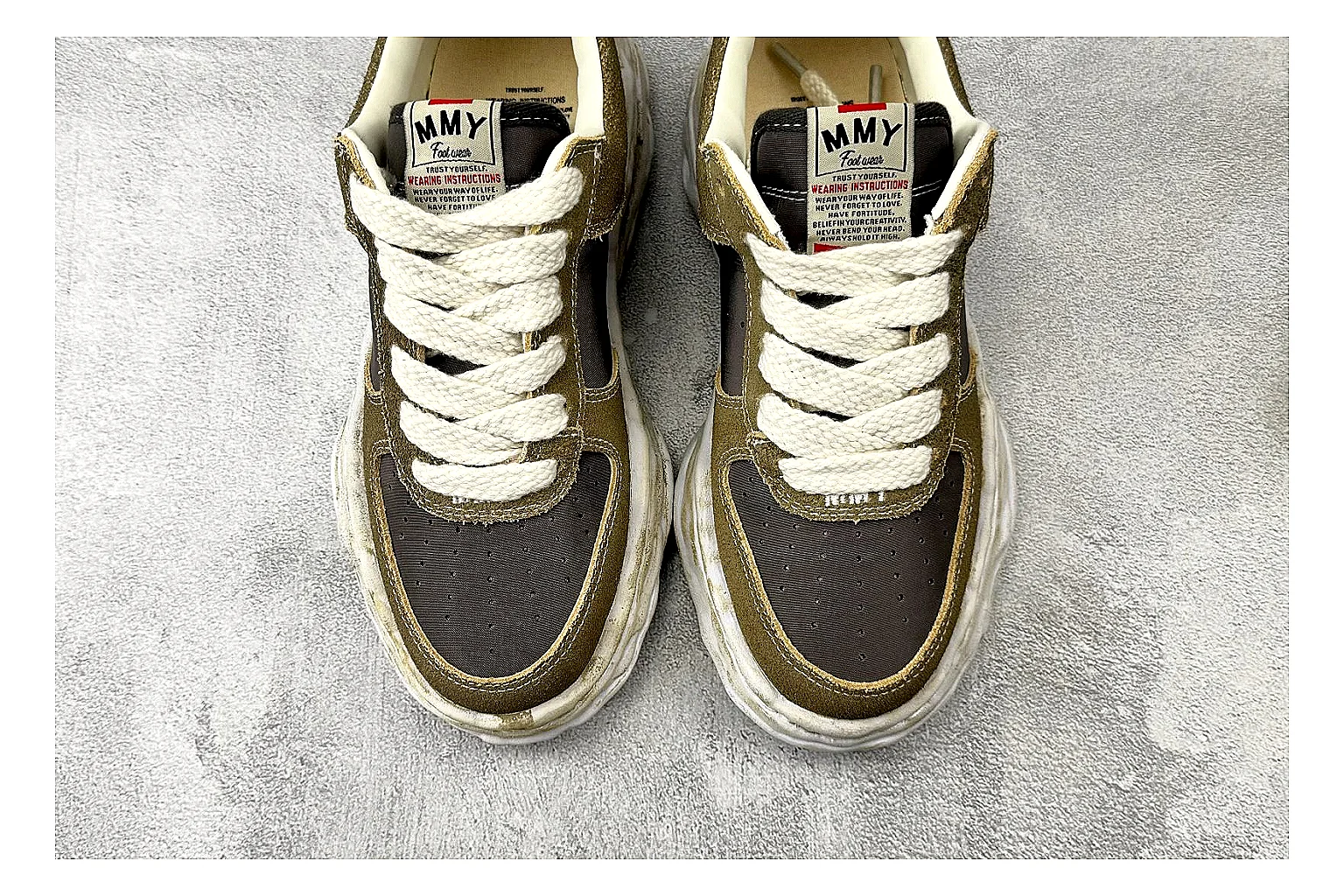 Maison Mihara Blakey brown sneaker comparison signal image thumbnail 5