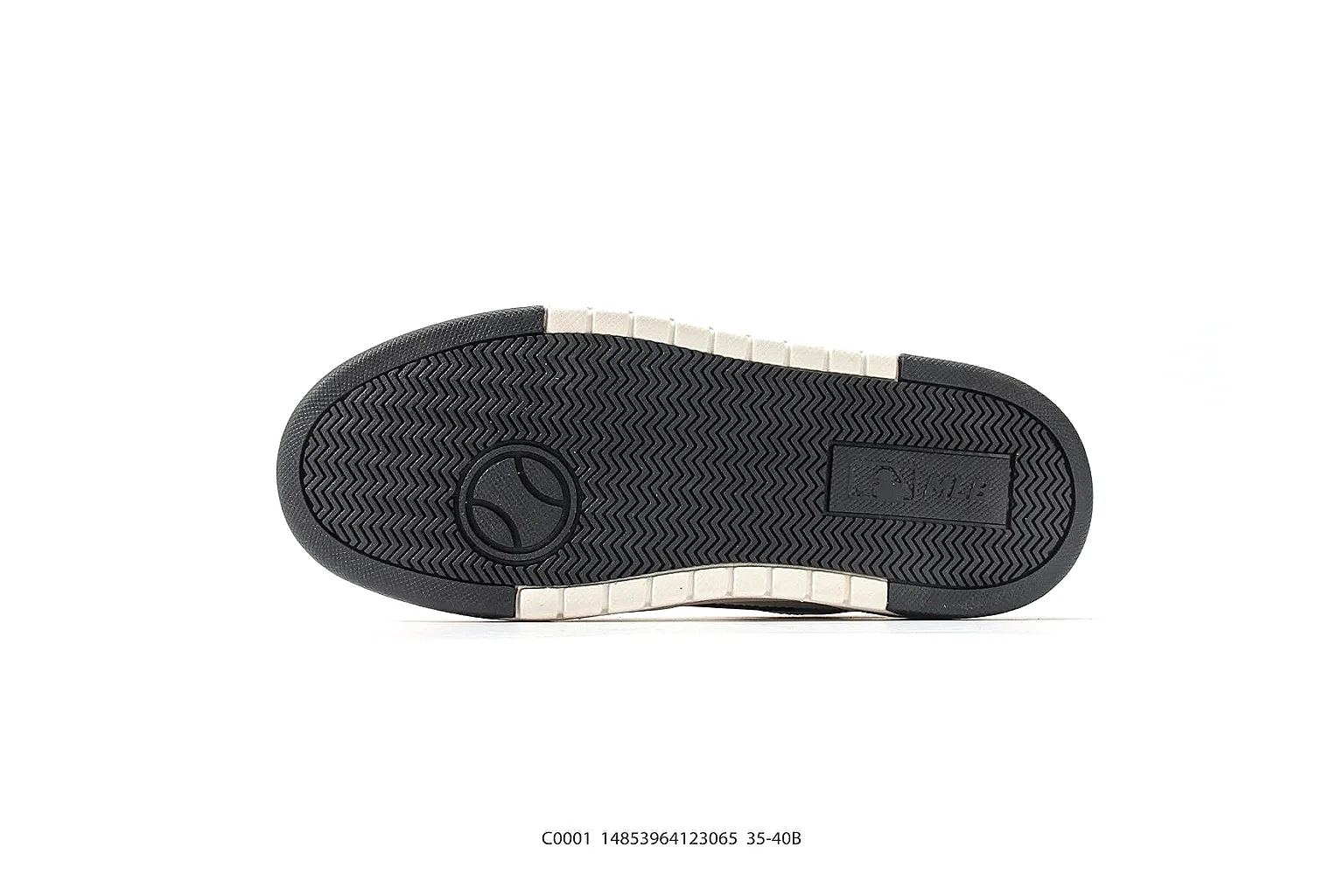 MLB chunky low-top White Pink Black 0110 comparison signal note six-photo gallery thumbnail 5
