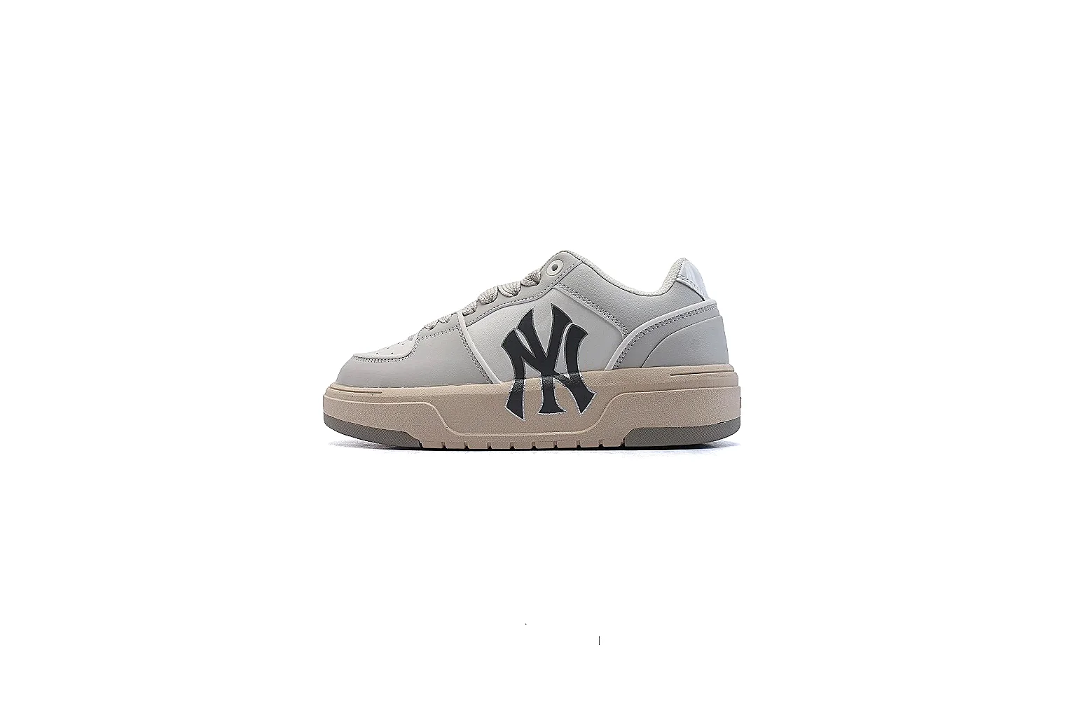 kakoscout.com MLB NY Grey Suede Low 5248 grey low-top image thumbnail 2