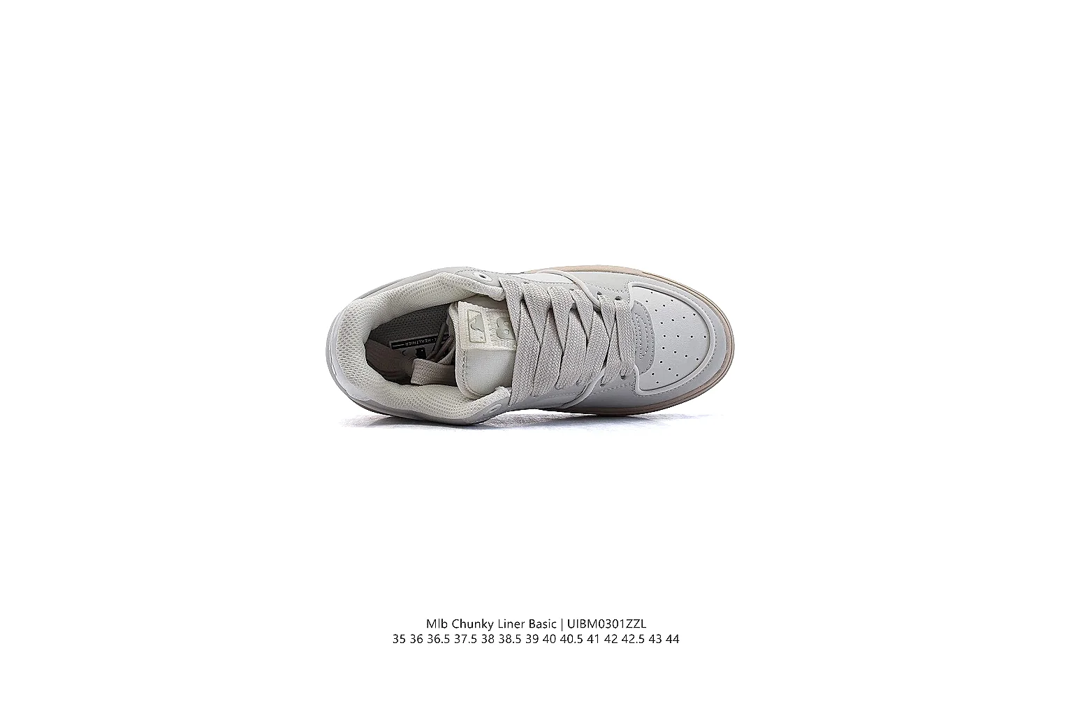 kakoscout.com MLB NY Grey Suede Low 5248 grey low-top image thumbnail 3