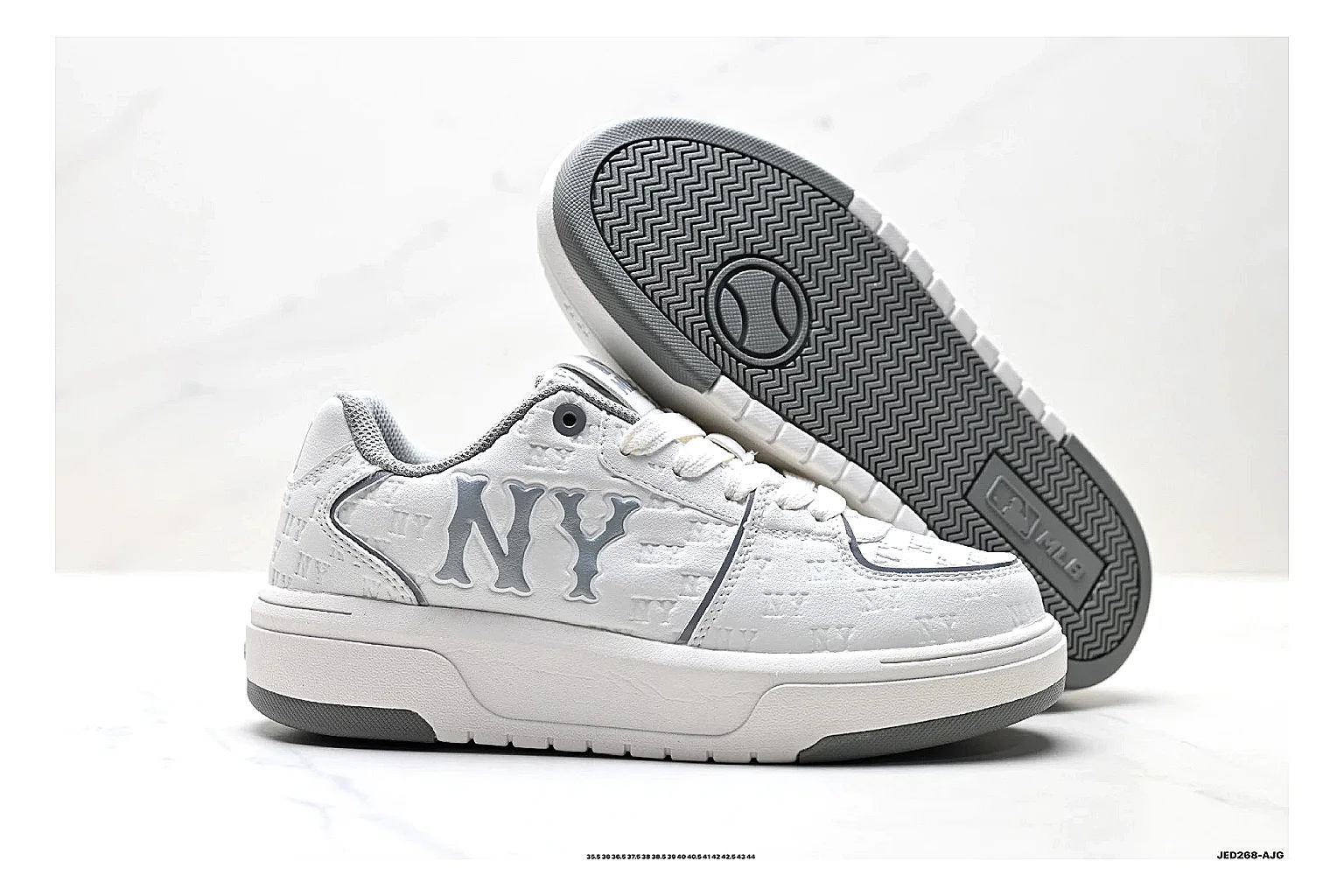 kakoscout.com MLB Ny Low White Gray comparison signal card six-photo gallery thumbnail 4