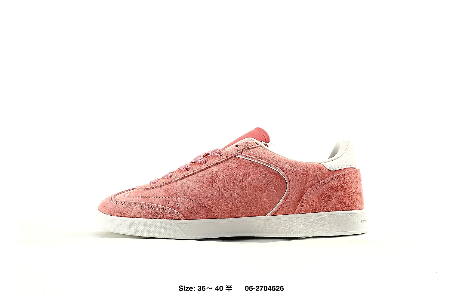 MLB NY Suede Pink Sneaker 5661 comparison gallery with QC evidence