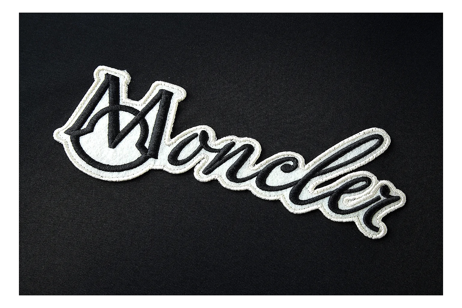 kakoscout.com Moncler Black Logo Tee 0946 Black short-sleeve-tee product image thumbnail 3