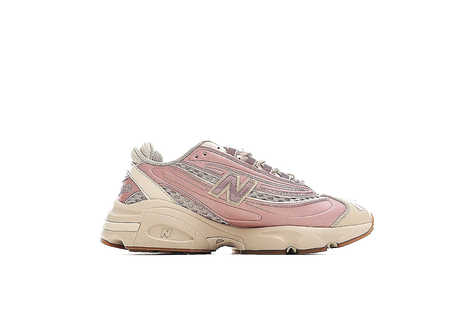 New Balance 1000 Pink Beige 6147 comparison signal six-photo gallery