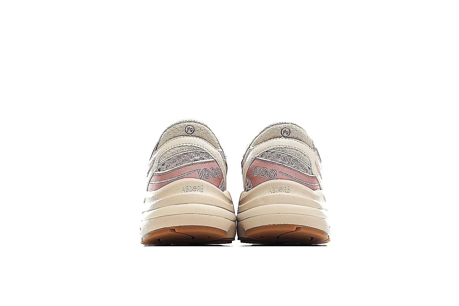 New Balance 1000 Pink Beige 6147 comparison signal six-photo gallery thumbnail 4