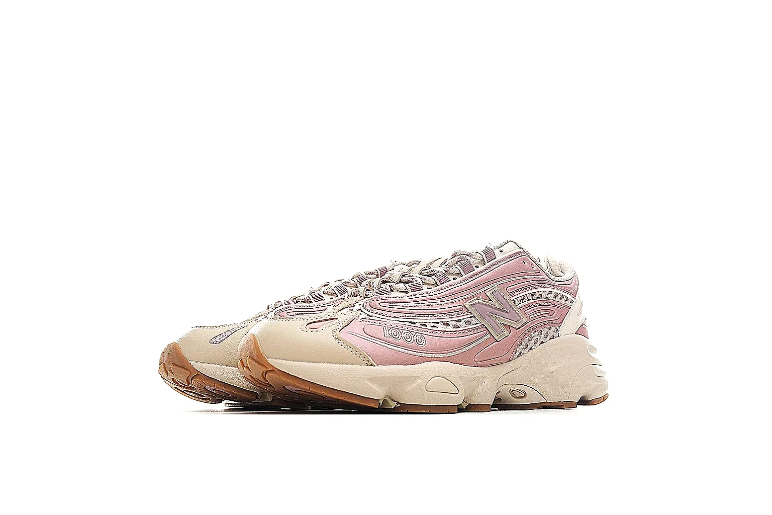 New Balance 1000 Pink Beige 6147 comparison signal six-photo gallery thumbnail 6