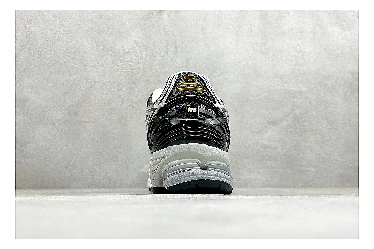 New Balance 1906 Black Silver comparison photo showing black mesh base, silver overlays, technical 1906 runner structure, and layered performance sole thumbnail 3