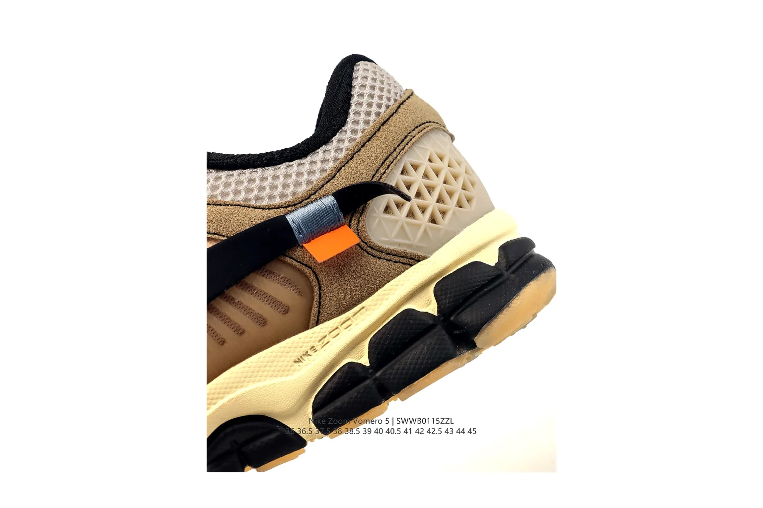 New Balance 1906R Beige Black Orange technical runner six photo view thumbnail 5
