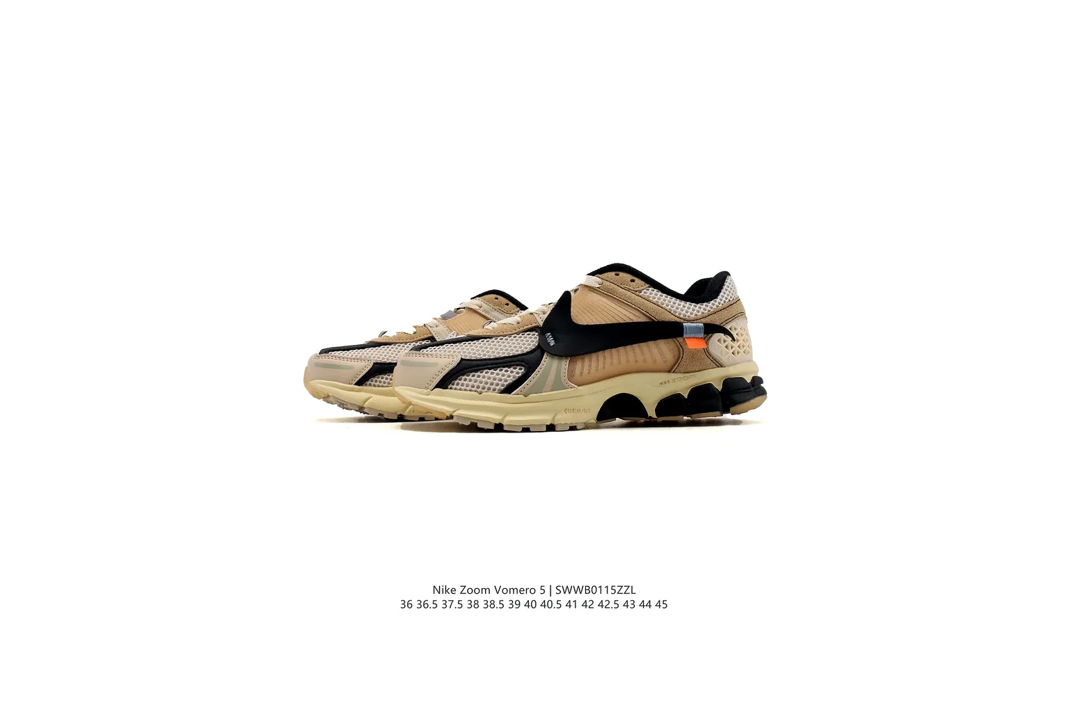 New Balance 1906R Beige Black Orange technical runner six photo view thumbnail 6
