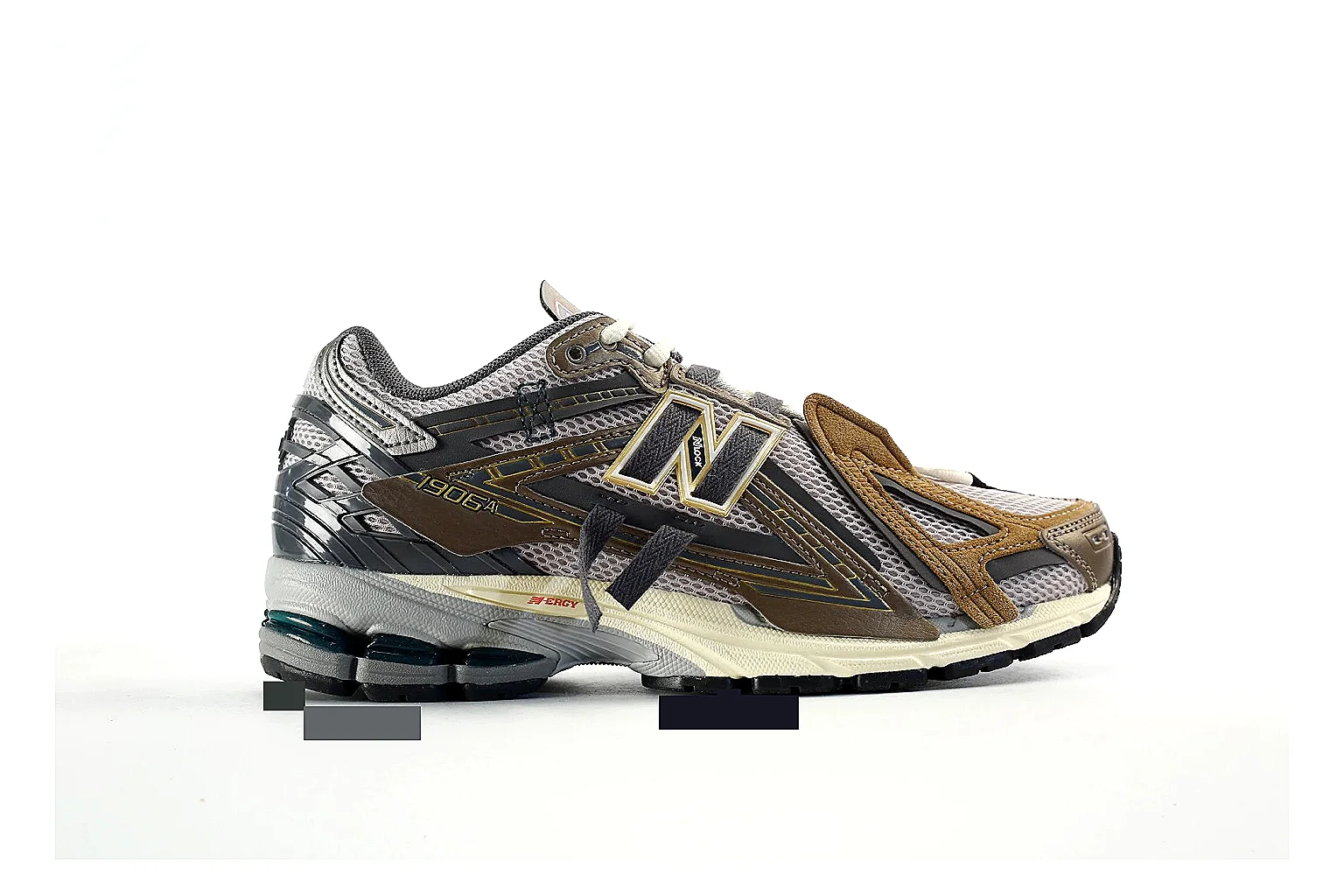 New Balance 1906R Brown Gray Sneaker 3130 comparison gallery with QC evidence thumbnail 2