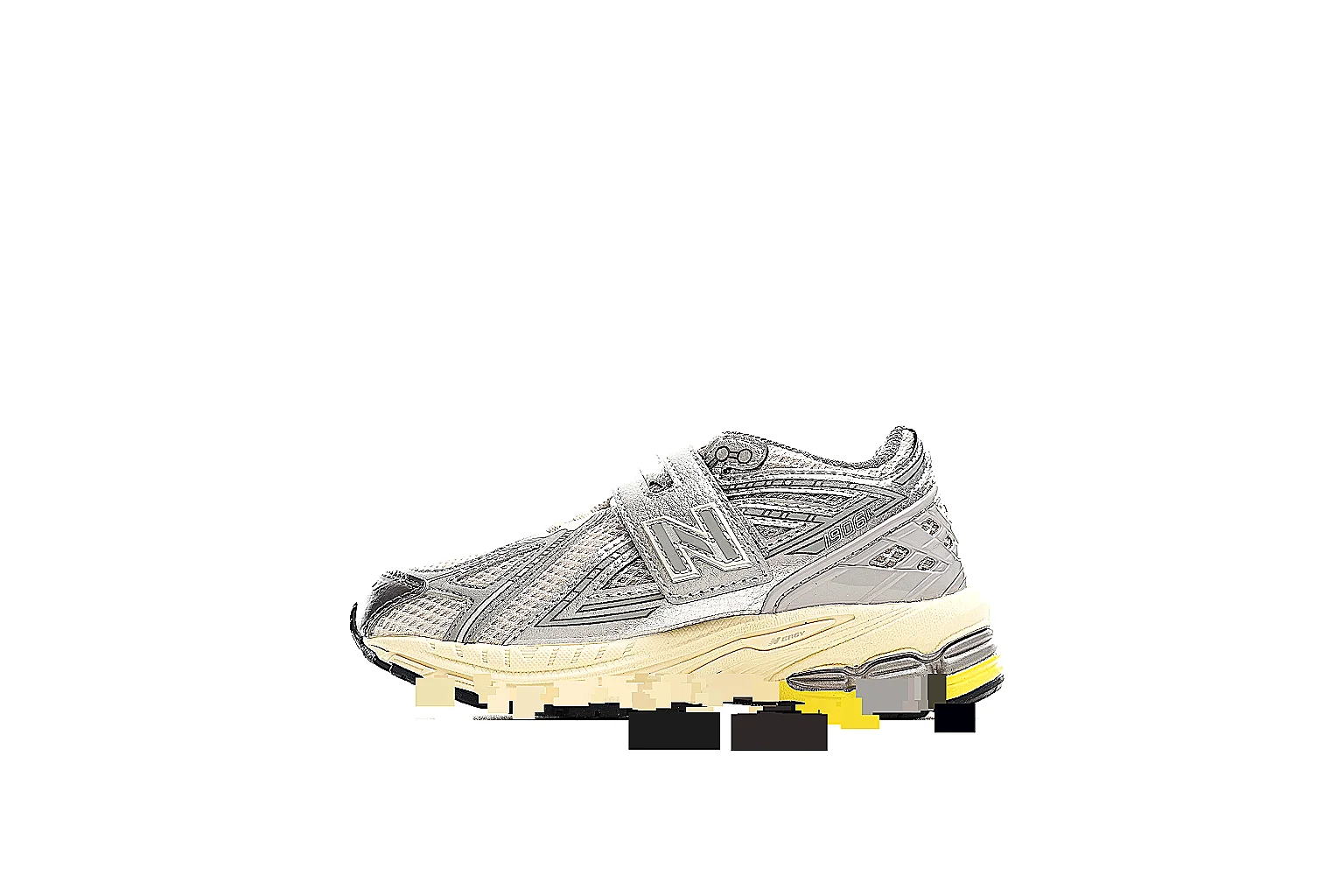 New Balance 1906R silver strap runner QC side image with visible 1906R text thumbnail 2