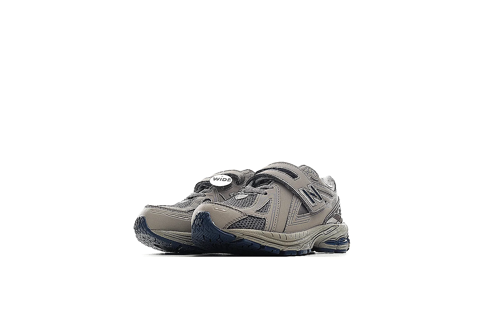 New Balance 1906R taupe navy strap runner with visible N logo thumbnail 6