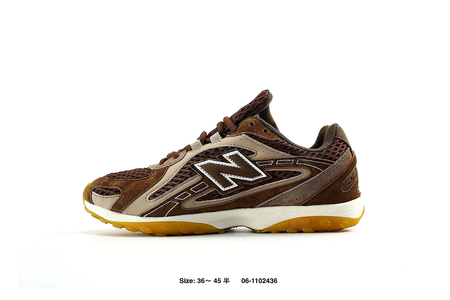 New Balance 2002R Brown Gold Sneaker 8986 comparison gallery with QC evidence