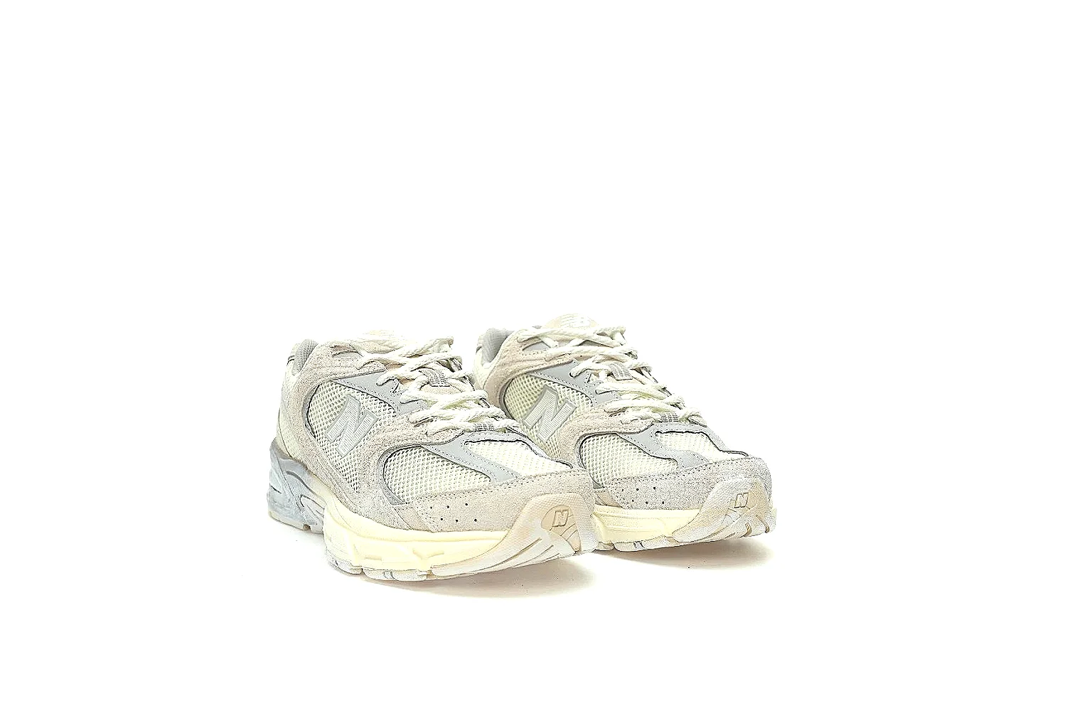 New Balance 2002R-style cream grey runner with visible side logo and QC angles thumbnail 5