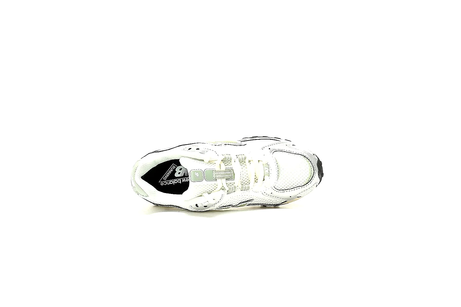 New Balance 204L white green runner with side logo and black outsole QC reference