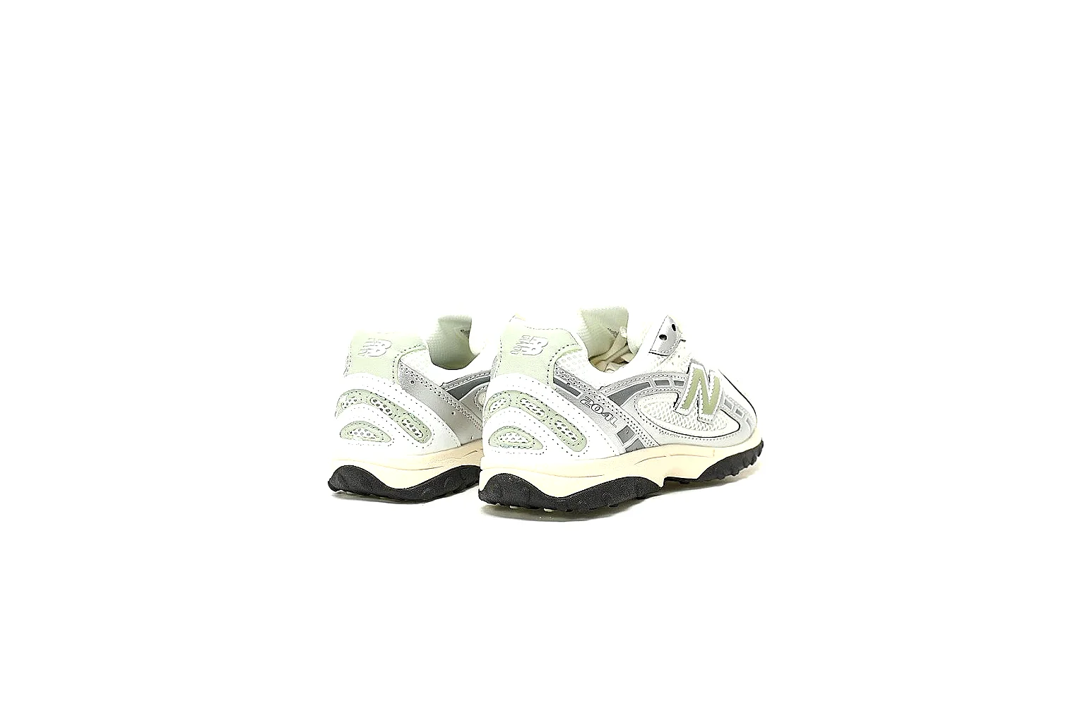 New Balance 204L white green runner with side logo and black outsole QC reference thumbnail 5