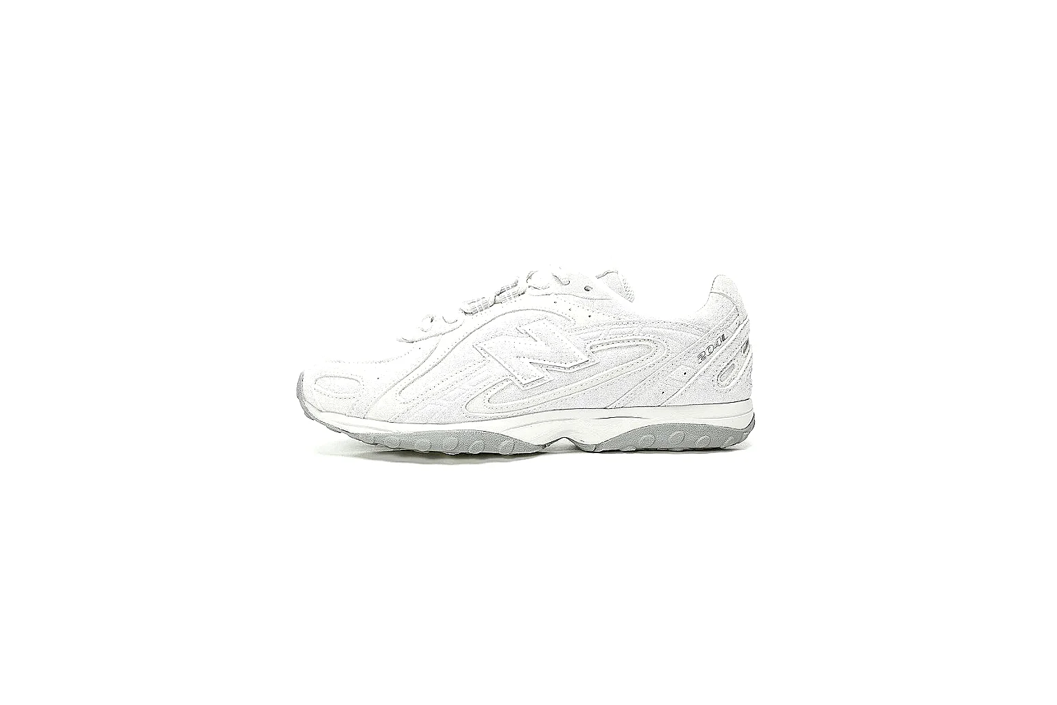 New Balance 204L white grey trainer with visible N logo and grey outsole thumbnail 2