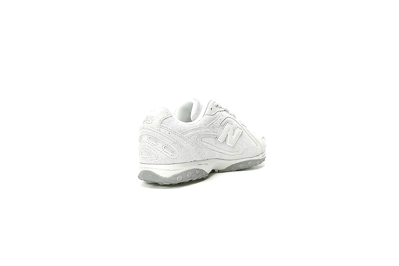 New Balance 204L white grey trainer with visible N logo and grey outsole thumbnail 6
