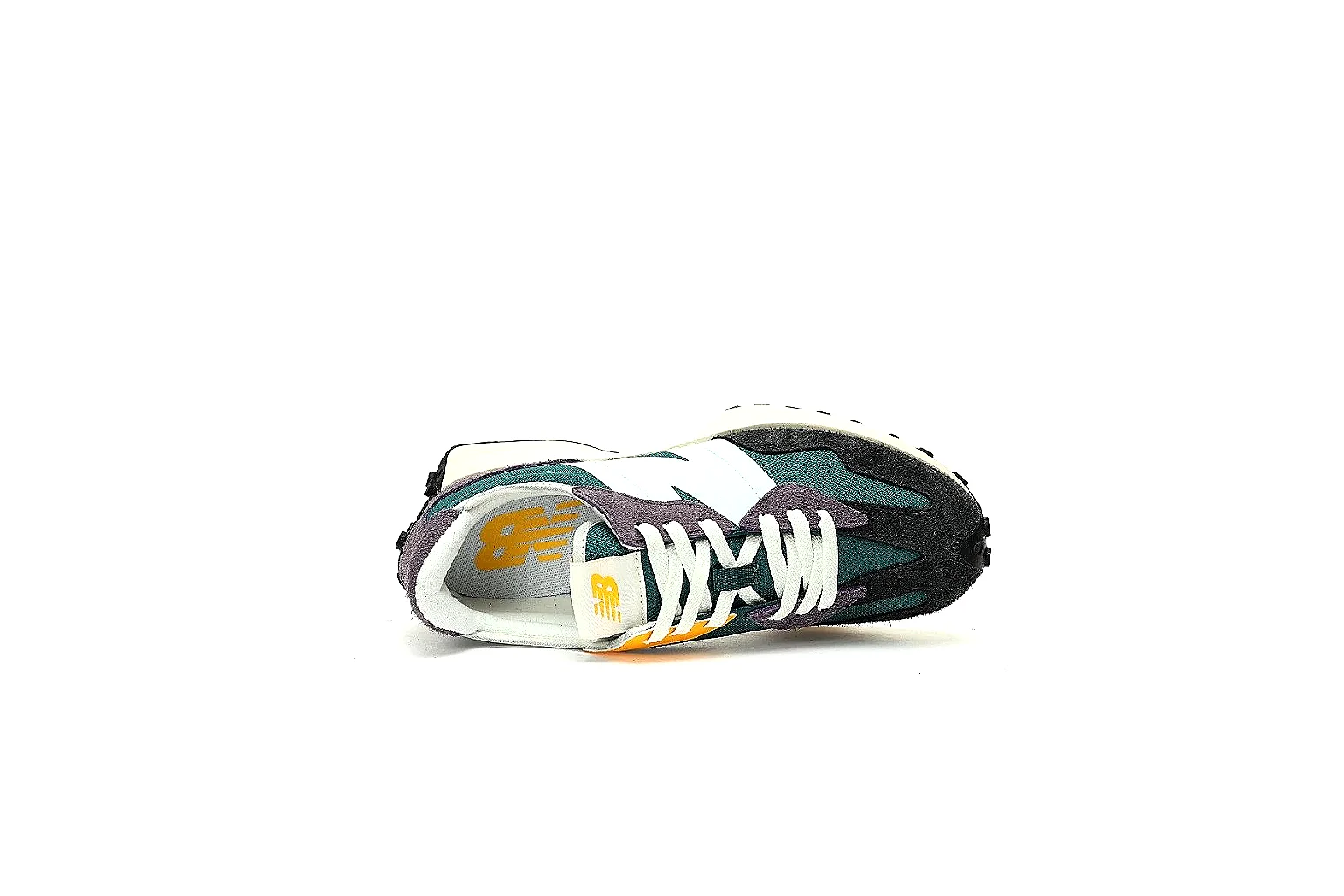 New Balance 327 teal black pair with QC angles and outsole proof at CNY 380 thumbnail 3