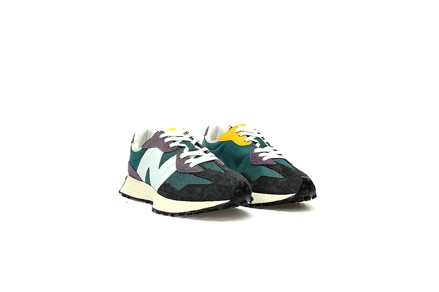 New Balance 327 teal black pair with QC angles and outsole proof at CNY 380 thumbnail 5