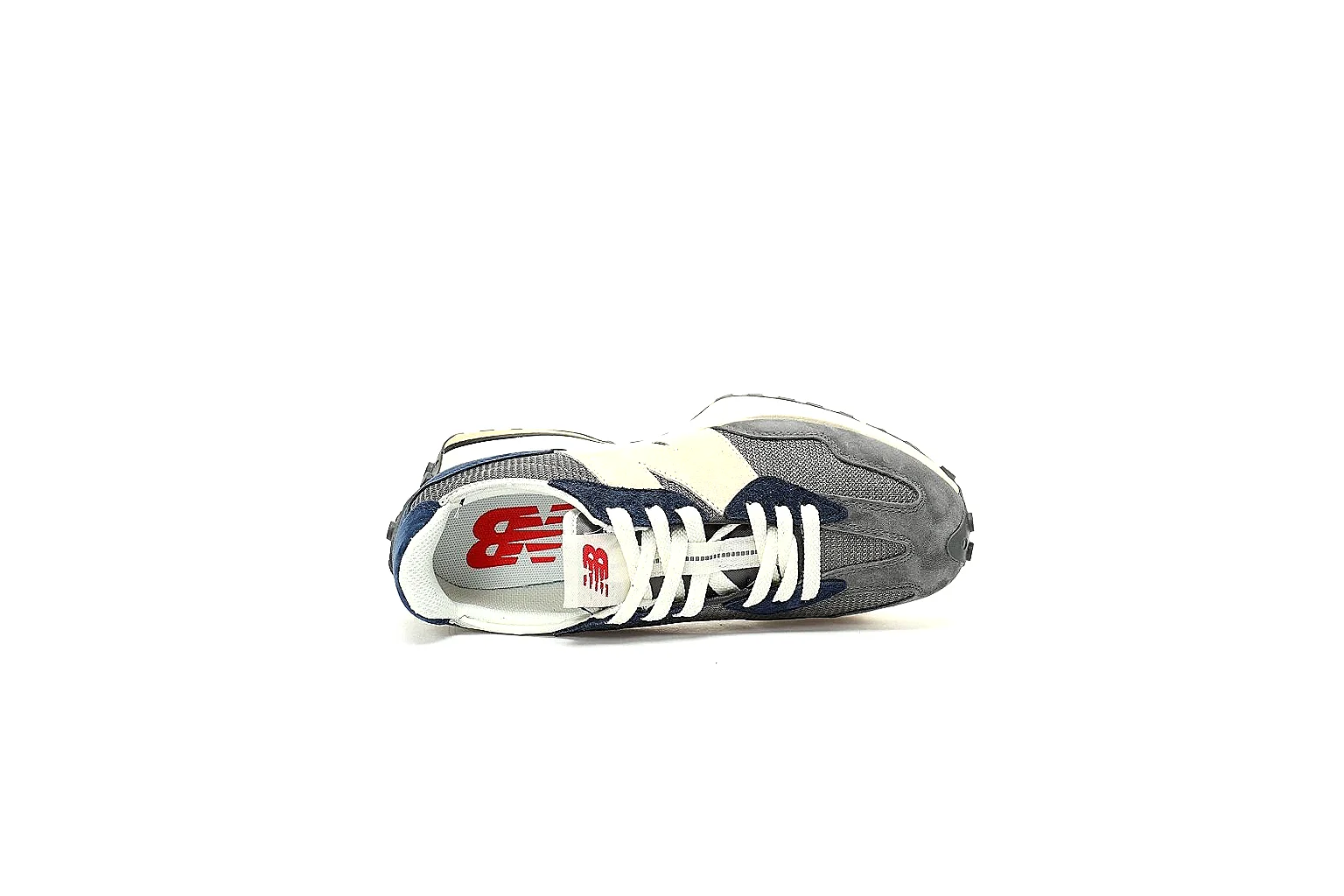 New Balance 327 grey navy six-angle QC comparison at CNY 380 thumbnail 3