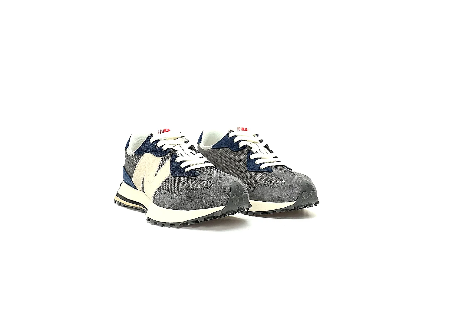 New Balance 327 grey navy six-angle QC comparison at CNY 380 thumbnail 5