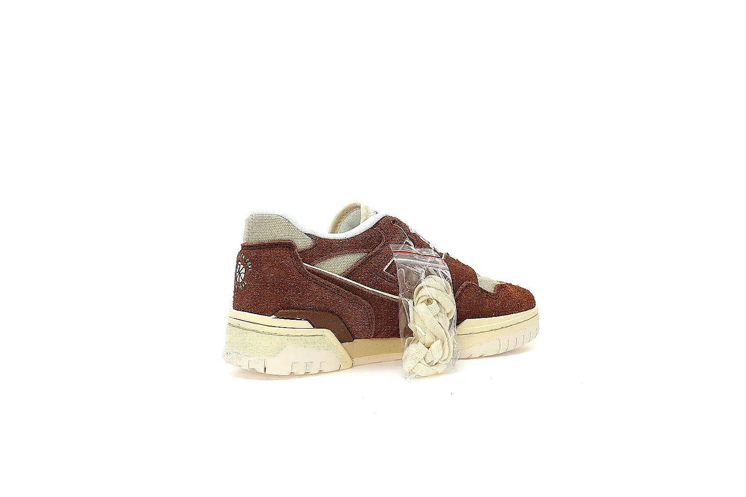 New Balance 550 brown cream sneaker side profile for QC and price scouting thumbnail 3