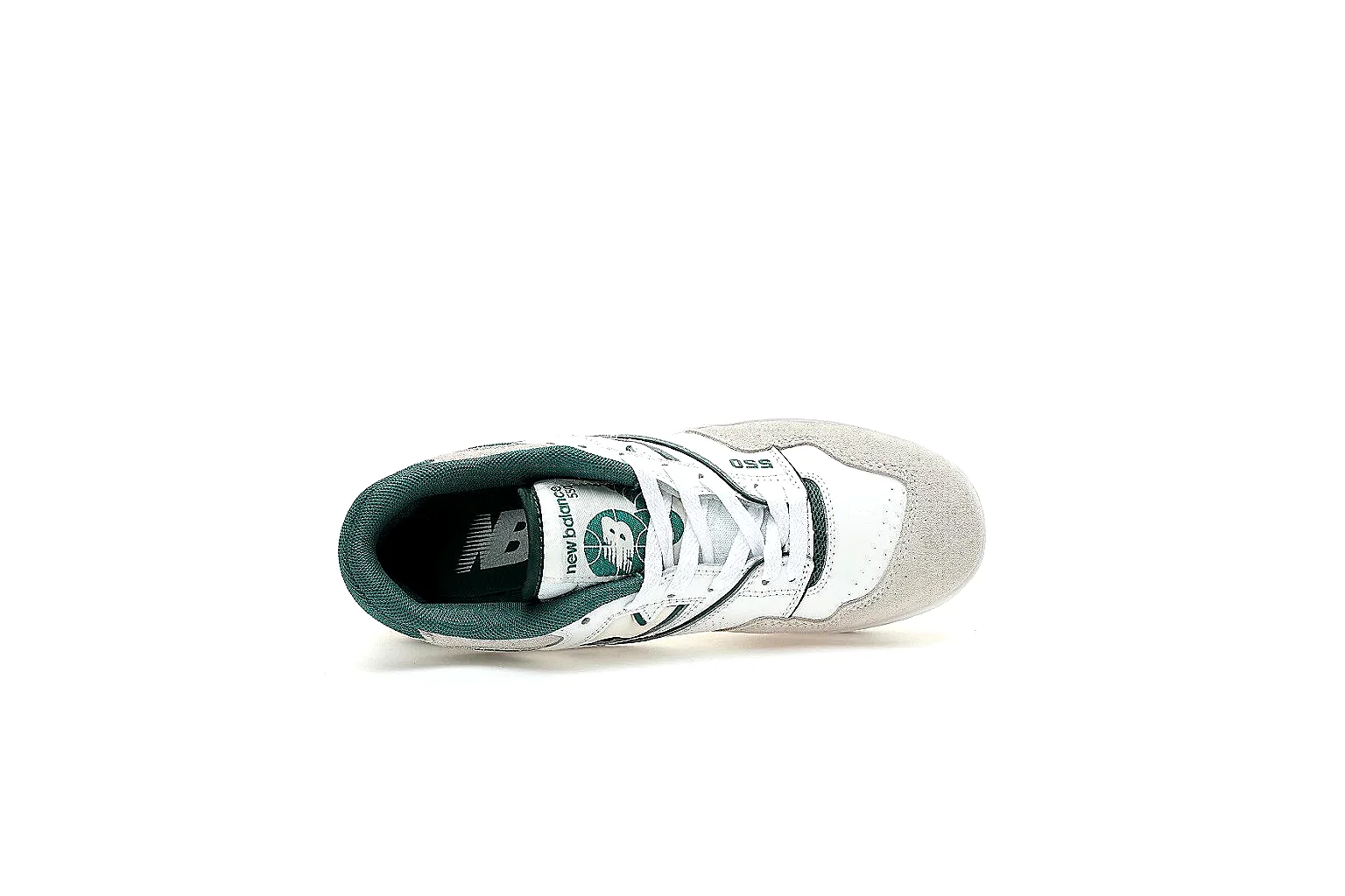 New Balance 550 white green pair with visible 550 embroidery and green outsole at 380 CNY thumbnail 3