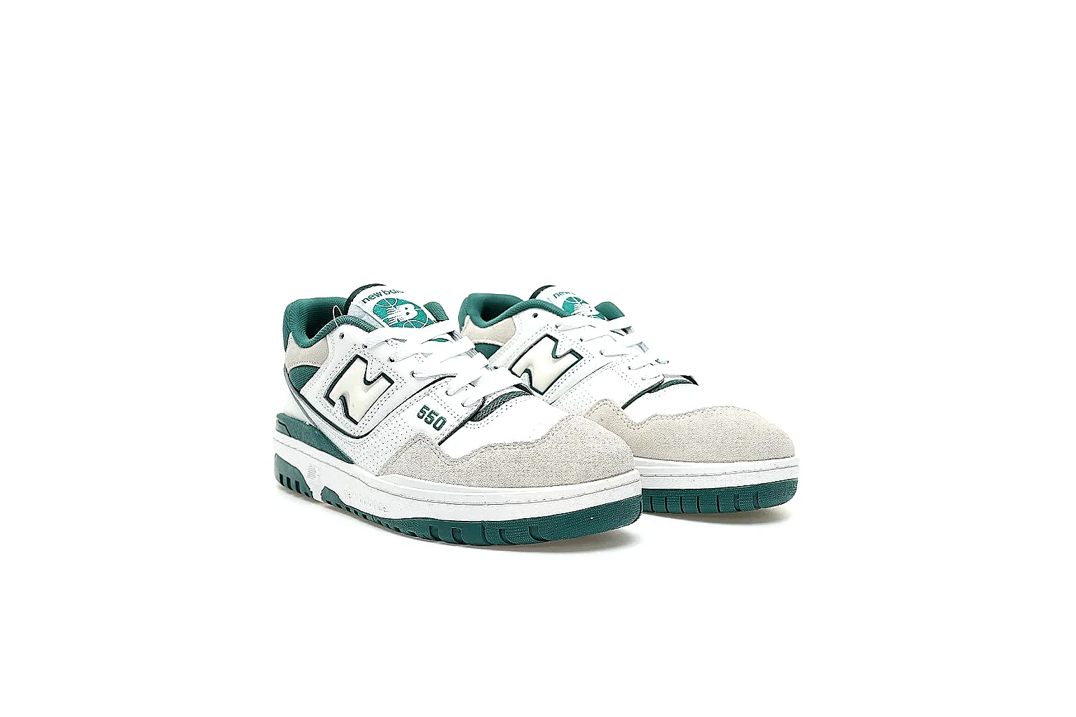 New Balance 550 white green pair with visible 550 embroidery and green outsole at 380 CNY thumbnail 5