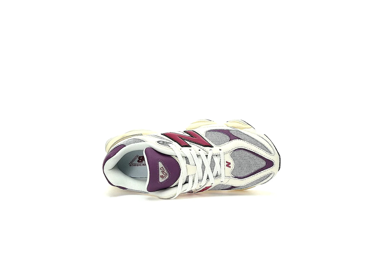 New Balance 9060 cream burgundy purple QC review image for SKU 869865306 thumbnail 3