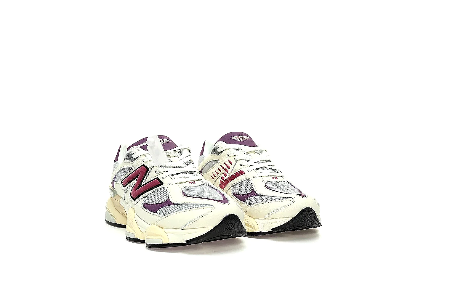New Balance 9060 cream burgundy purple QC review image for SKU 869865306 thumbnail 5