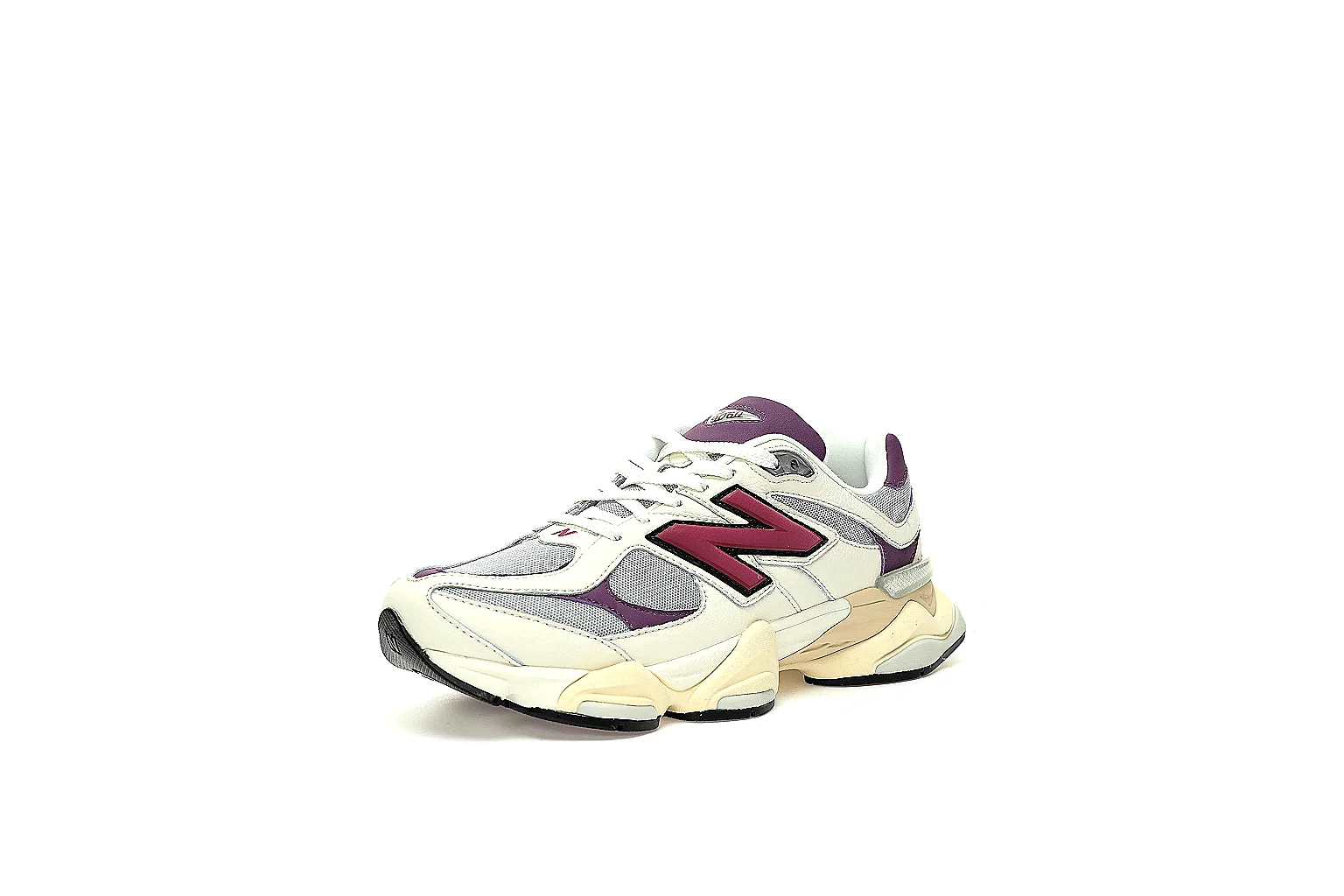 New Balance 9060 cream burgundy purple QC review image for SKU 869865306 thumbnail 6