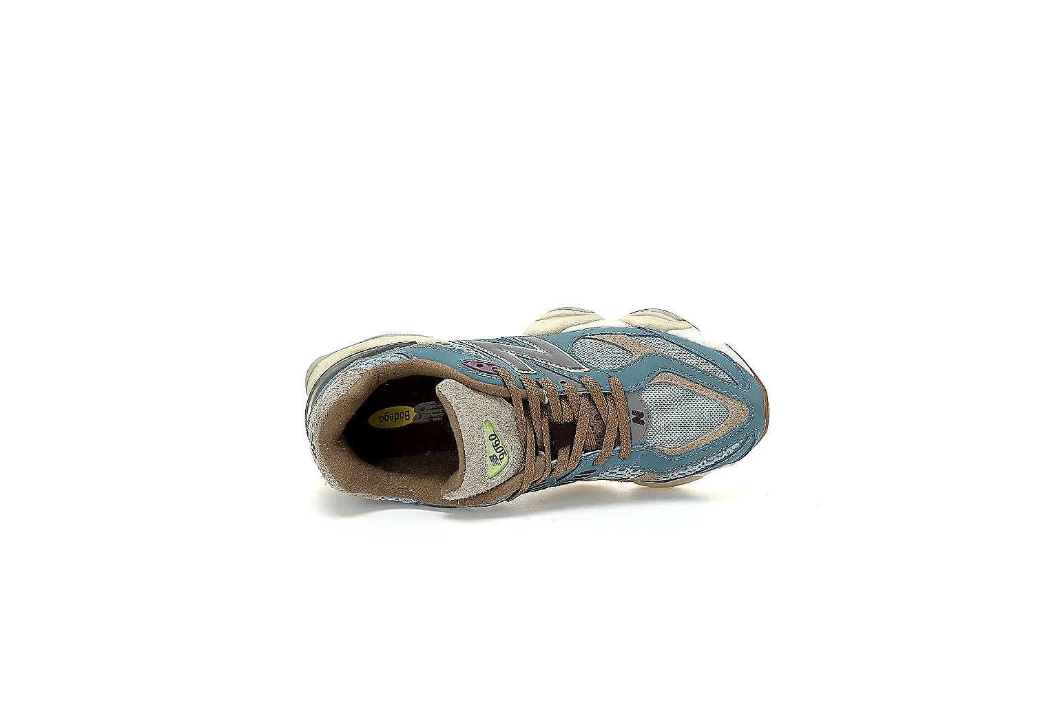 New Balance 9060 teal tan gallery with QC proof angles and outsole view thumbnail 3