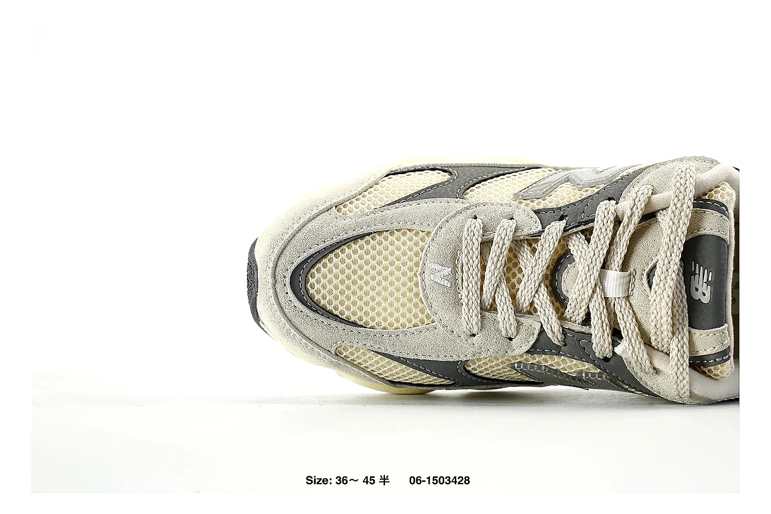 New Balance 9060 Beige Olive Sneaker 8935 comparison gallery with QC evidence thumbnail 4