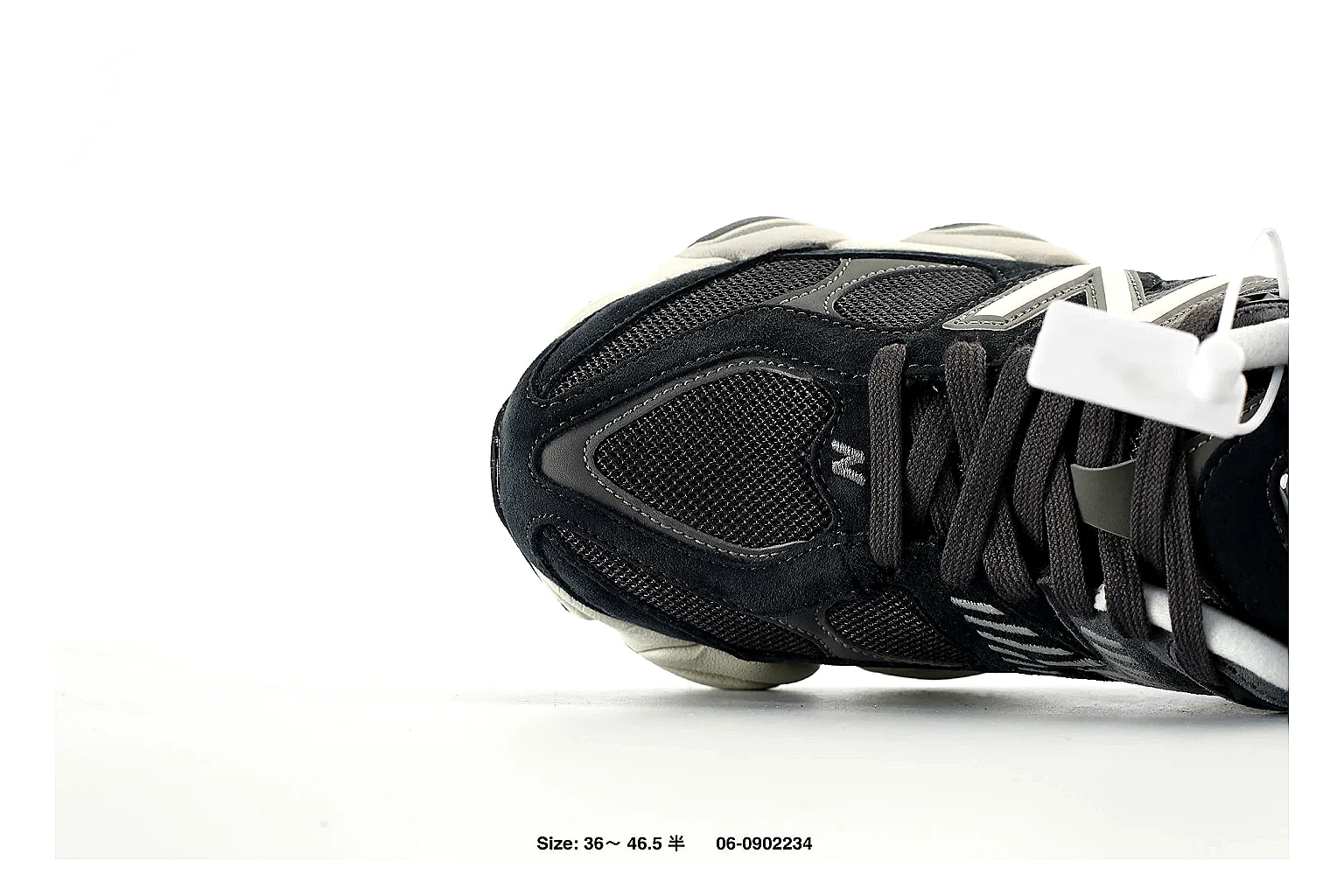 New Balance 9060 Black Gray Sneaker 4722 comparison gallery with QC evidence thumbnail 4