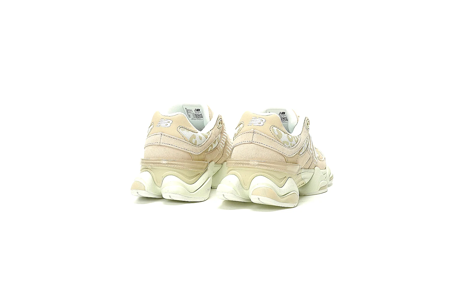 New Balance 9060 cream beige QC scout image with side N logo and chunky sole thumbnail 5