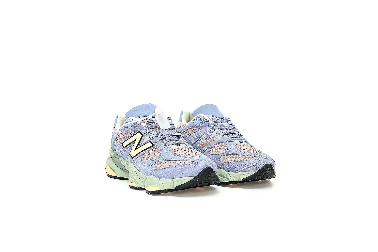 New Balance 9060 pastel runner with blue suede pink mesh and mint midsole thumbnail 5
