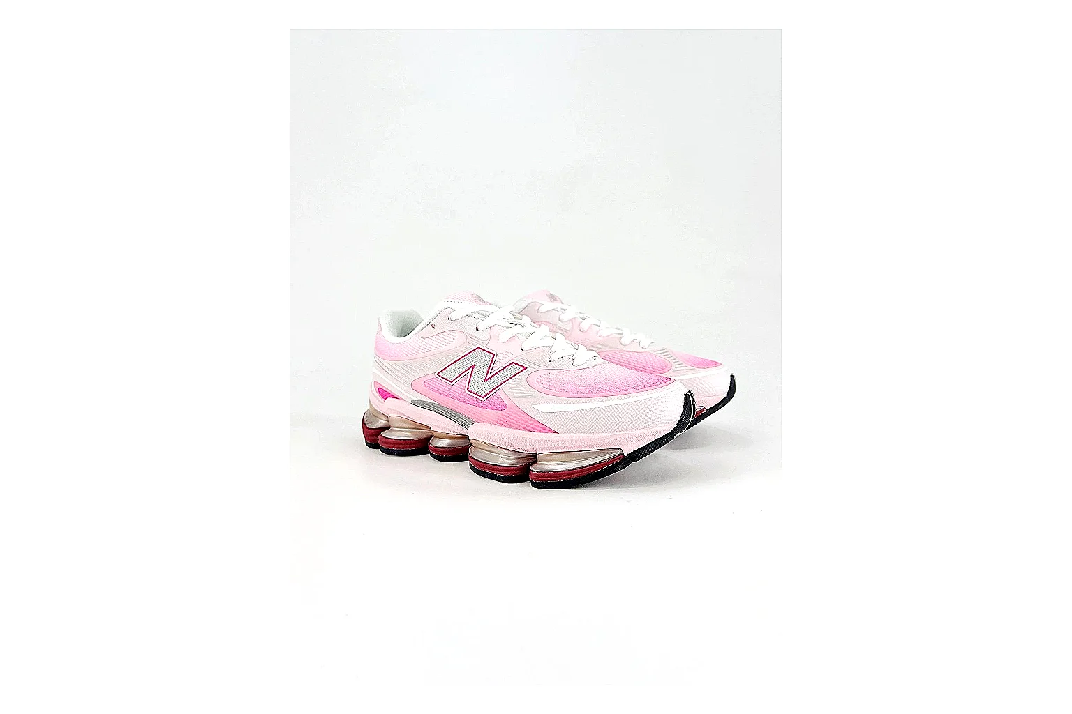 kakoscout.com New Balance 9060 Pink White comparison signal card six-photo gallery