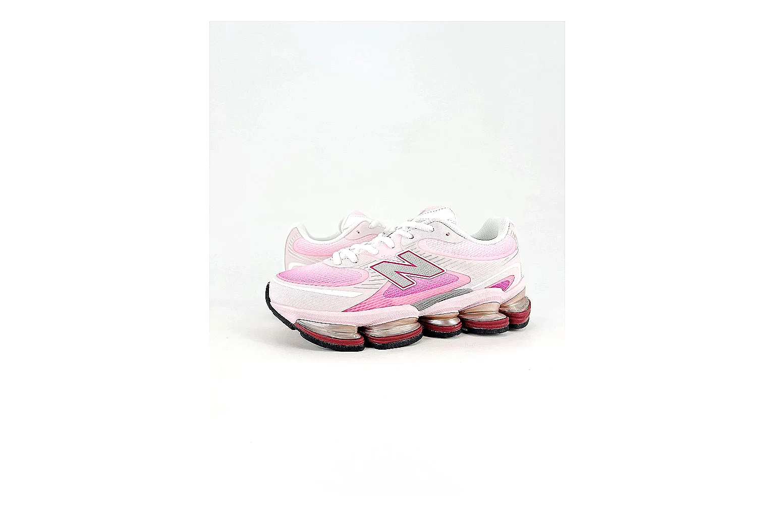 kakoscout.com New Balance 9060 Pink White comparison signal card six-photo gallery thumbnail 6