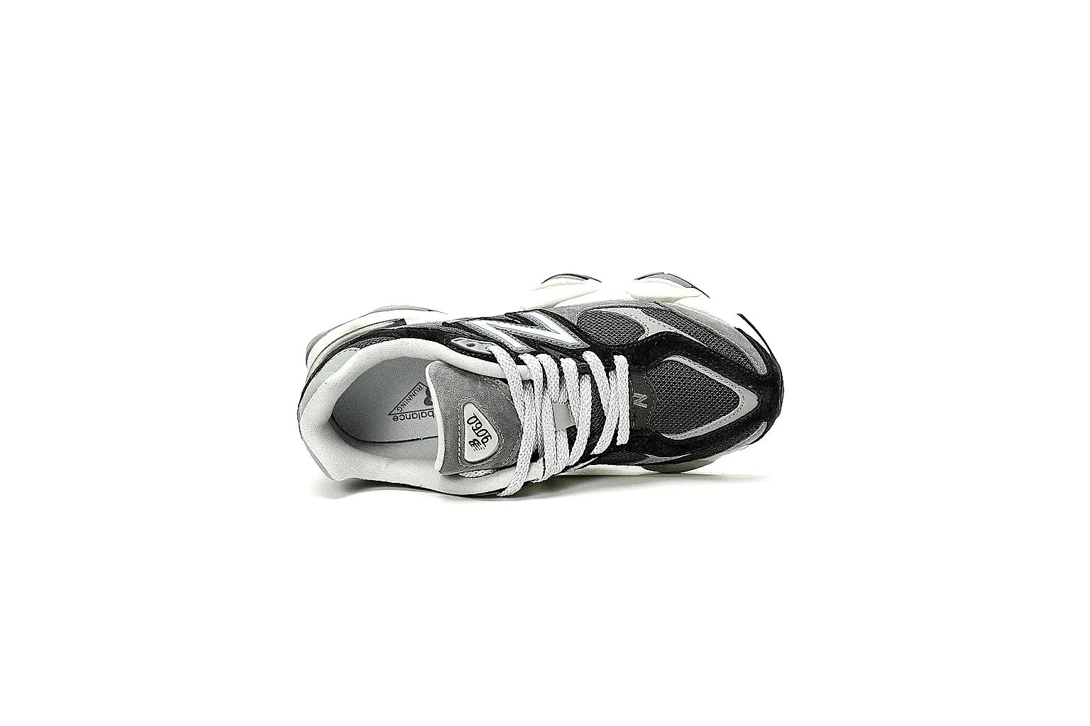 New Balance black grey runner six-angle QC scout gallery