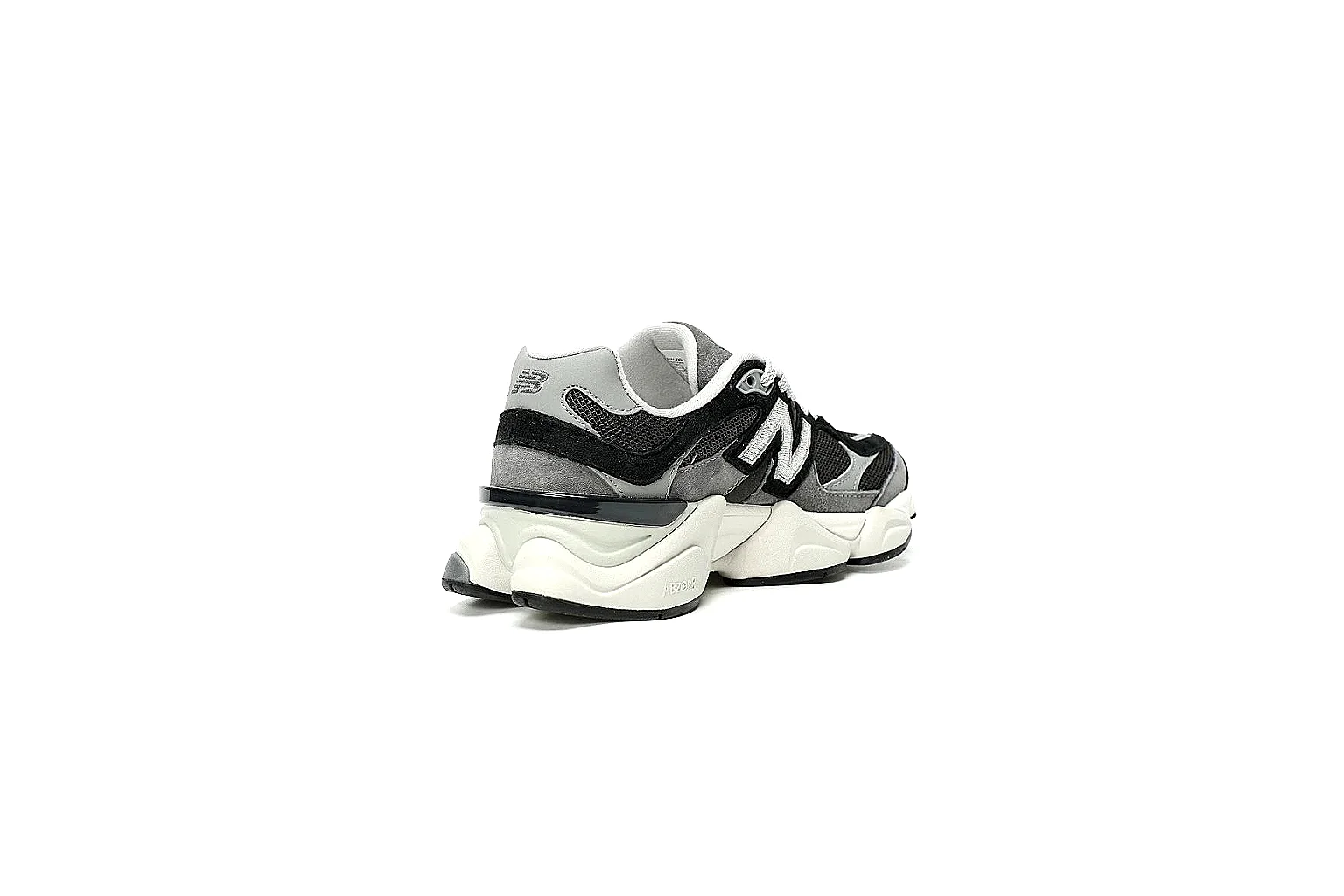 New Balance black grey runner six-angle QC scout gallery thumbnail 6