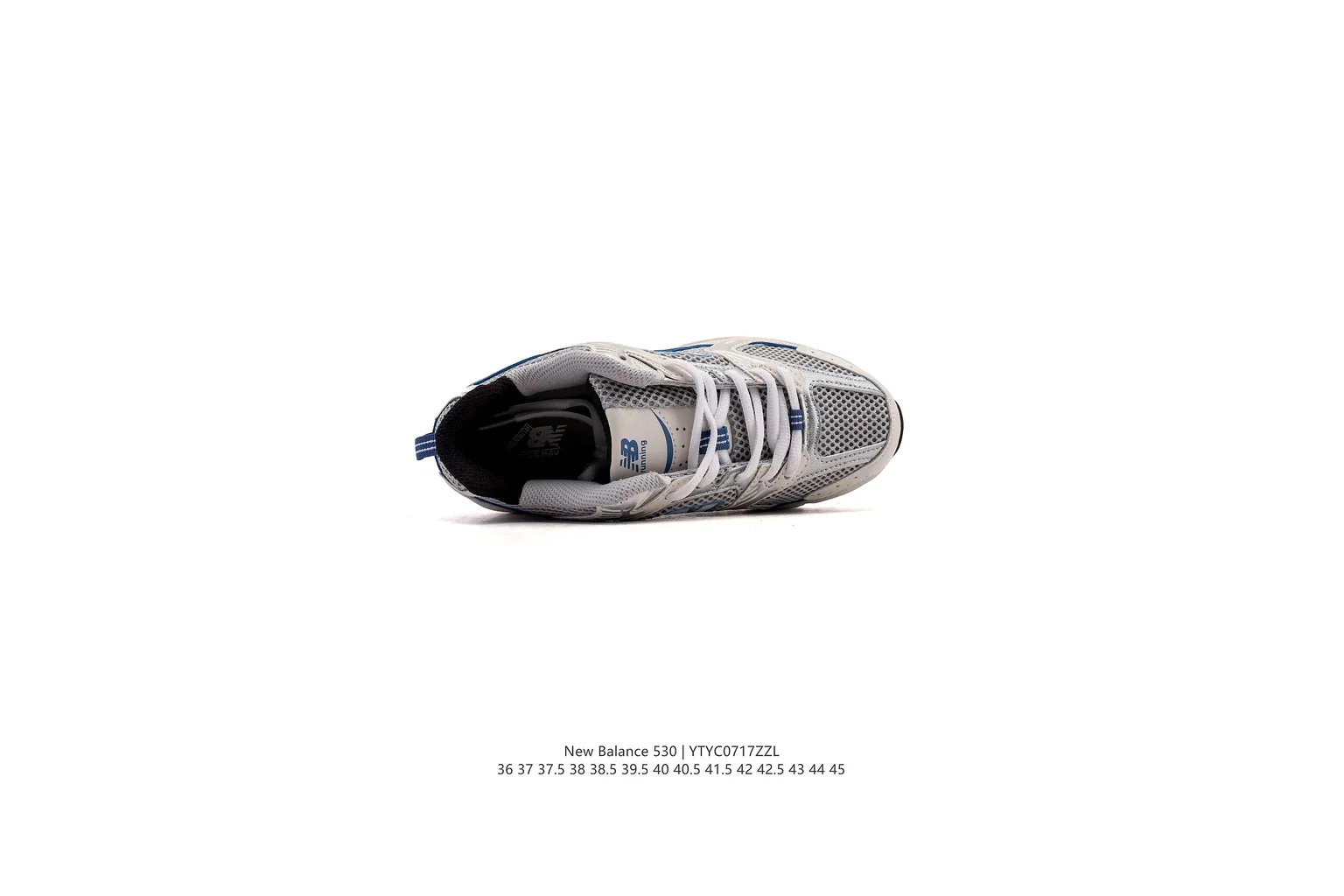 New Balance 9060 Silver Blue chunky runner six photo view