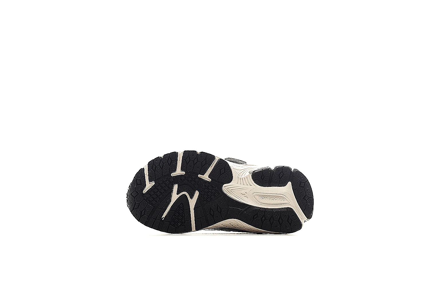 New Balance 9060 cream black strap runner with visible side logo and midsole thumbnail 5